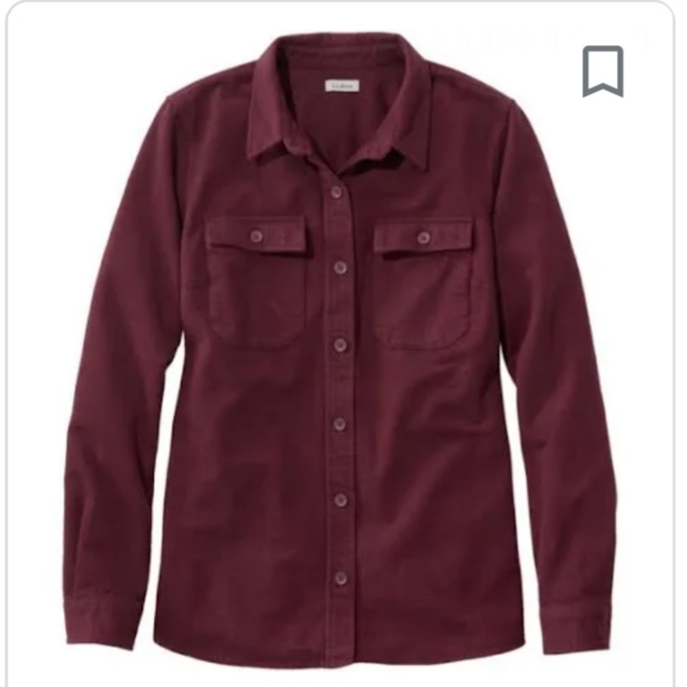 L.L. Bean Women's Heritage Chamois Shirt, Small